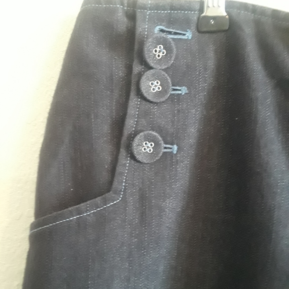 COASTAL GRANDMA NAUTICAL ABBIE MAGS Cropped Nautical Denim - Picture 8 of 8